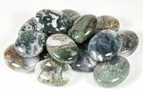 1.8" Moss Agate Pocket Stones  - Photo 4